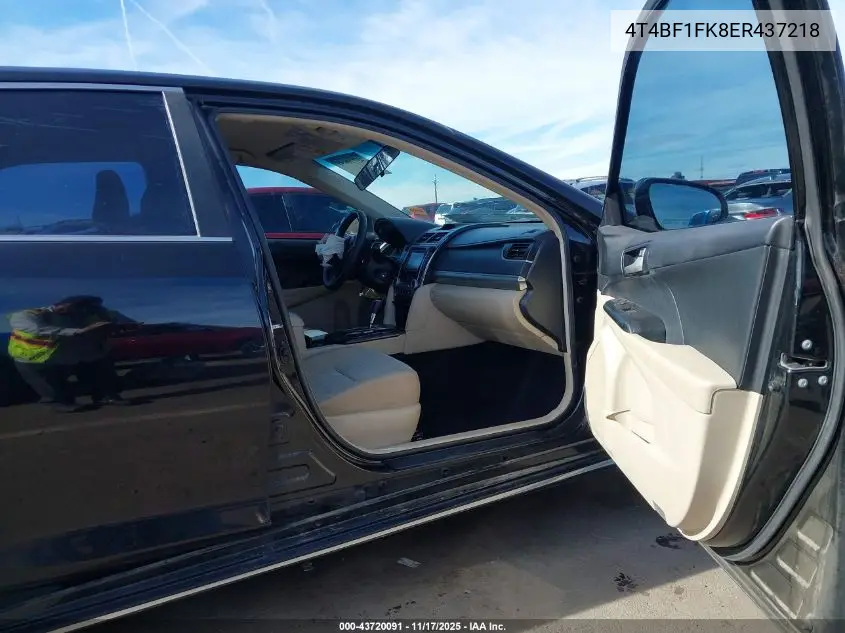 4T4BF1FK8ER437218 2014 Toyota Camry Le