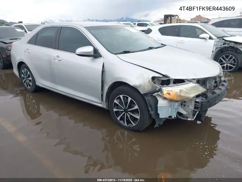 4T4BF1FK9ER443609 2014 Toyota Camry Le