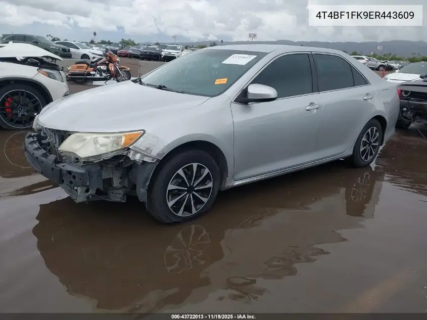 4T4BF1FK9ER443609 2014 Toyota Camry Le