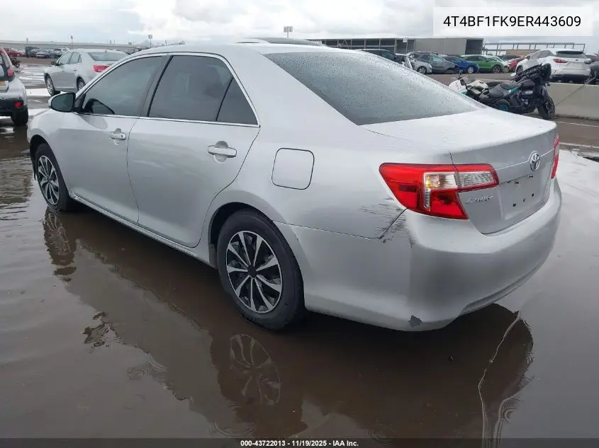 4T4BF1FK9ER443609 2014 Toyota Camry Le