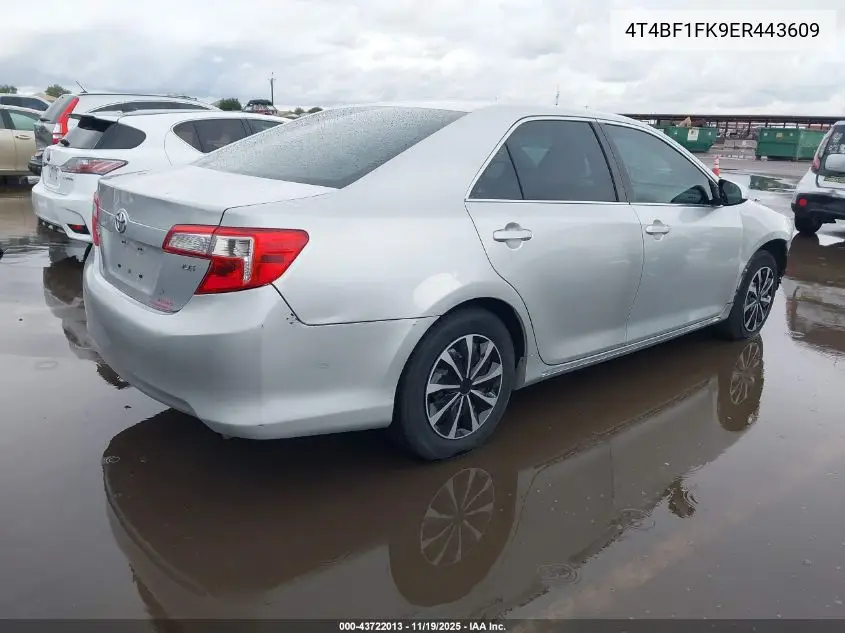 4T4BF1FK9ER443609 2014 Toyota Camry Le