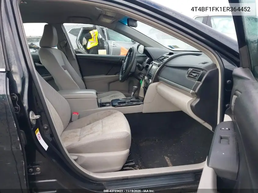 4T4BF1FK1ER364452 2014 Toyota Camry Le