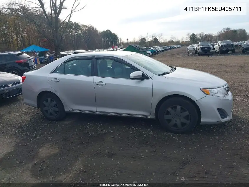 4T1BF1FK5EU405711 2014 Toyota Camry Le