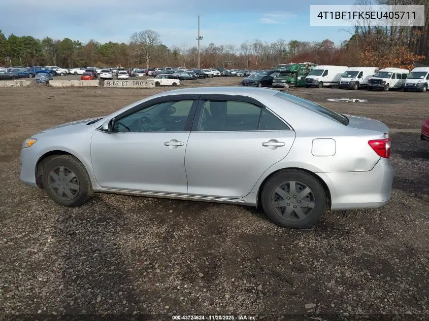 4T1BF1FK5EU405711 2014 Toyota Camry Le
