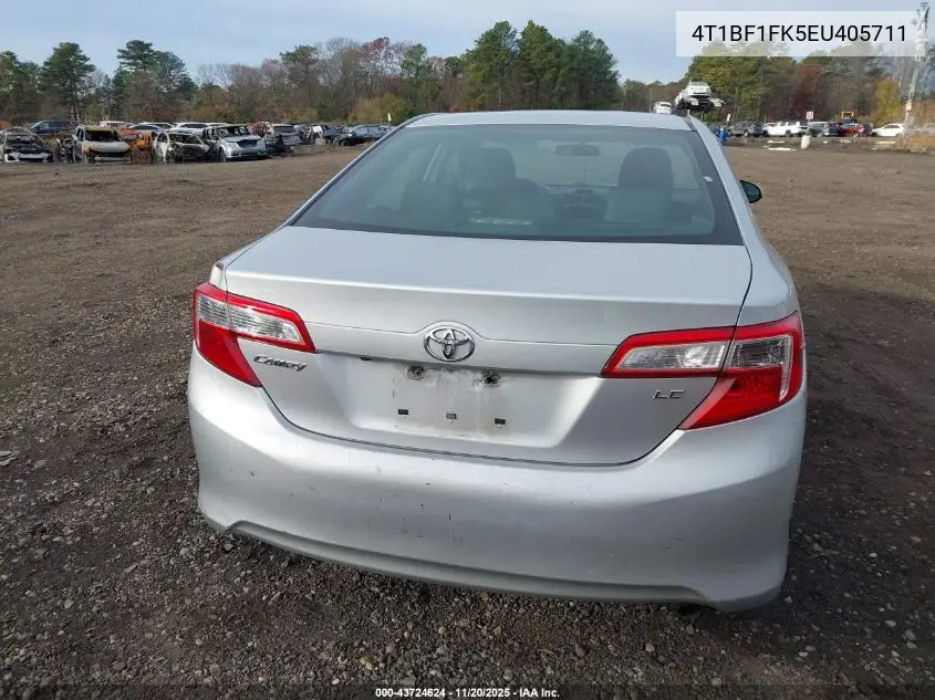 4T1BF1FK5EU405711 2014 Toyota Camry Le