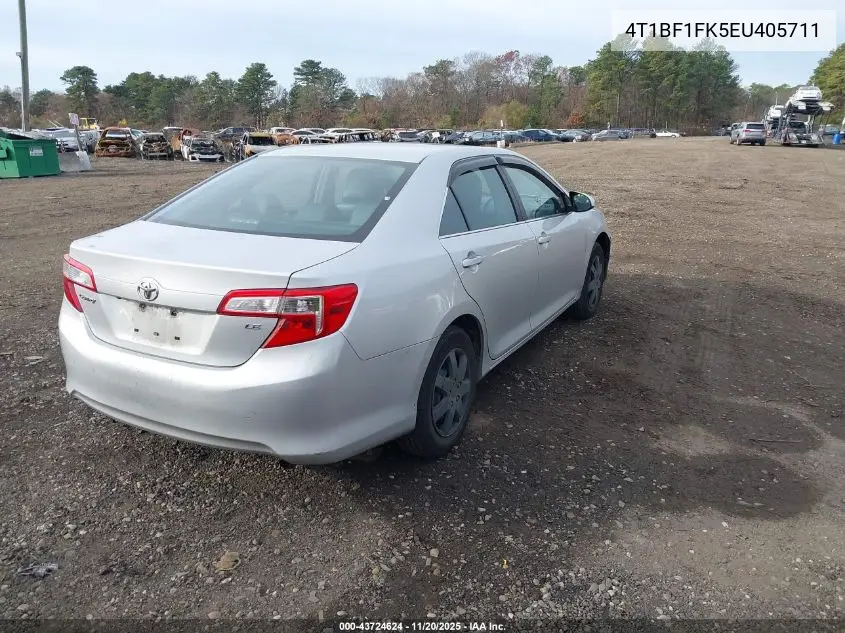 4T1BF1FK5EU405711 2014 Toyota Camry Le