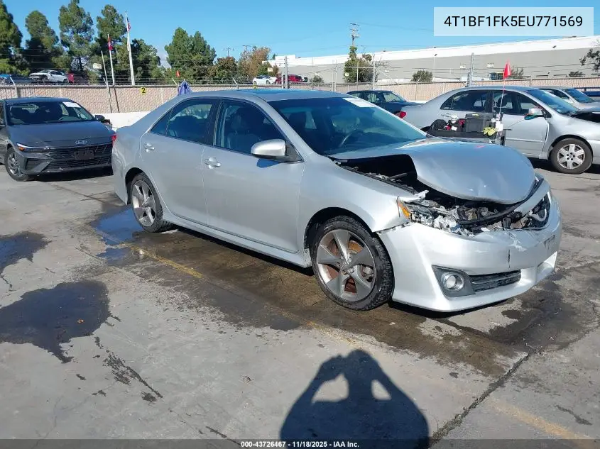 4T1BF1FK5EU771569 2014 Toyota Camry Se Sport