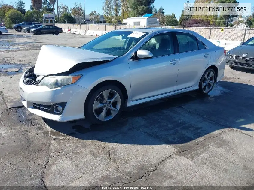 4T1BF1FK5EU771569 2014 Toyota Camry Se Sport