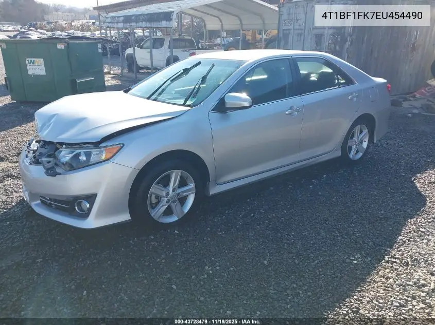 4T1BF1FK7EU454490 2014 Toyota Camry Se
