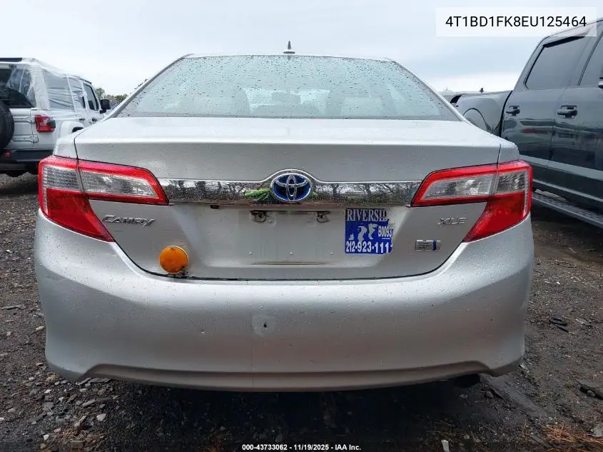 4T1BD1FK8EU125464 2014 Toyota Camry Hybrid Xle
