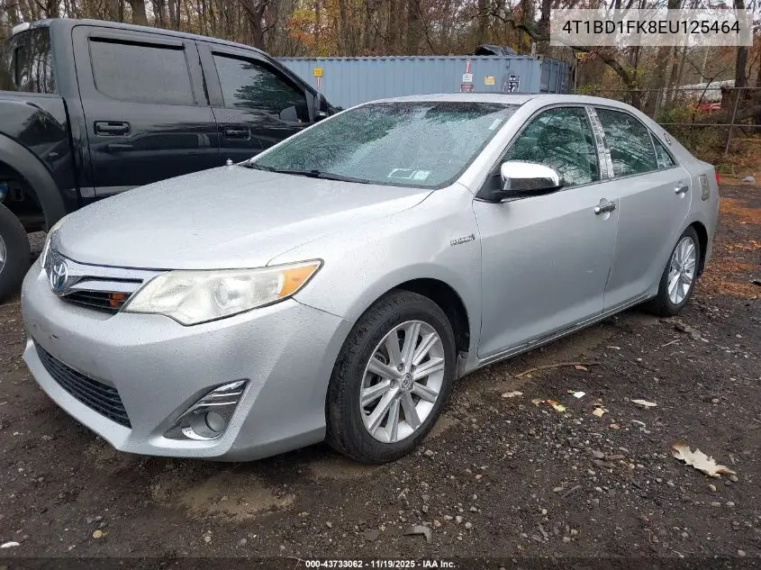 4T1BD1FK8EU125464 2014 Toyota Camry Hybrid Xle