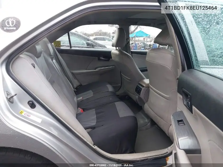 4T1BD1FK8EU125464 2014 Toyota Camry Hybrid Xle