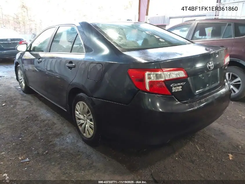4T4BF1FK1ER361860 2014 Toyota Camry Le