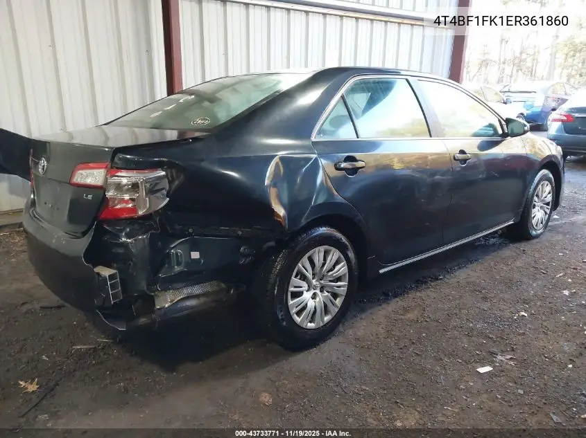 4T4BF1FK1ER361860 2014 Toyota Camry Le