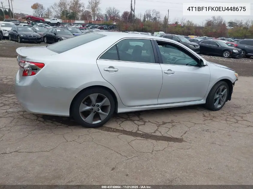 4T1BF1FK0EU448675 2014 Toyota Camry Se Sport