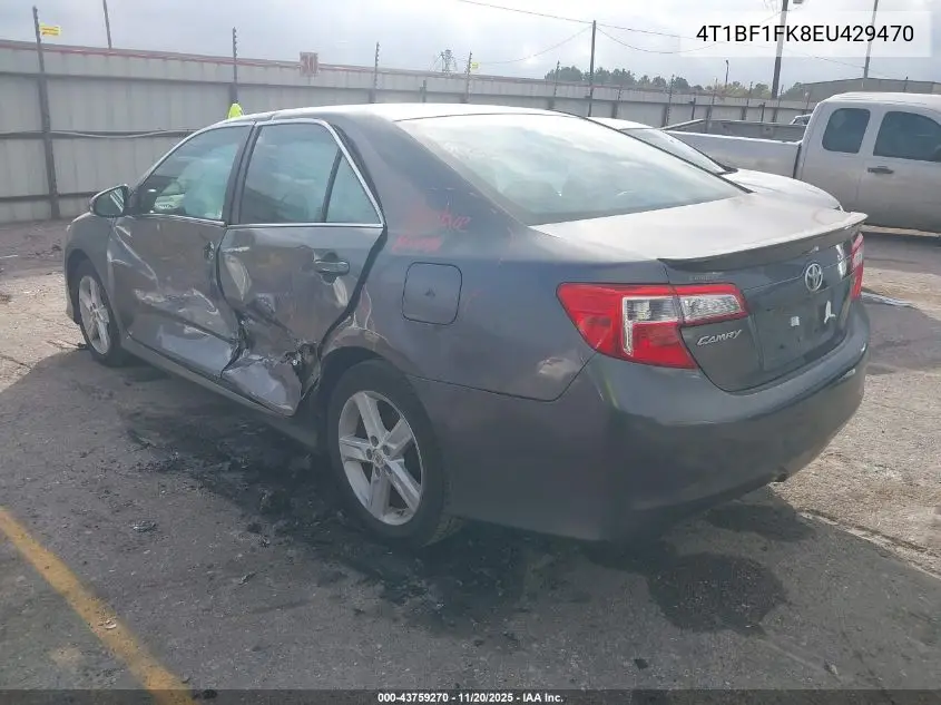4T1BF1FK8EU429470 2014 Toyota Camry Se