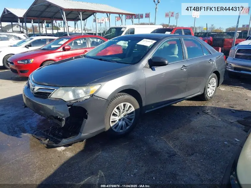 4T4BF1FK1ER444317 2014 Toyota Camry Le