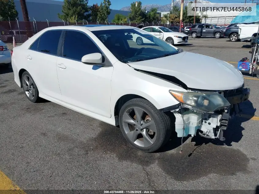 4T1BF1FK7EU445868 2014 Toyota Camry Se Sport