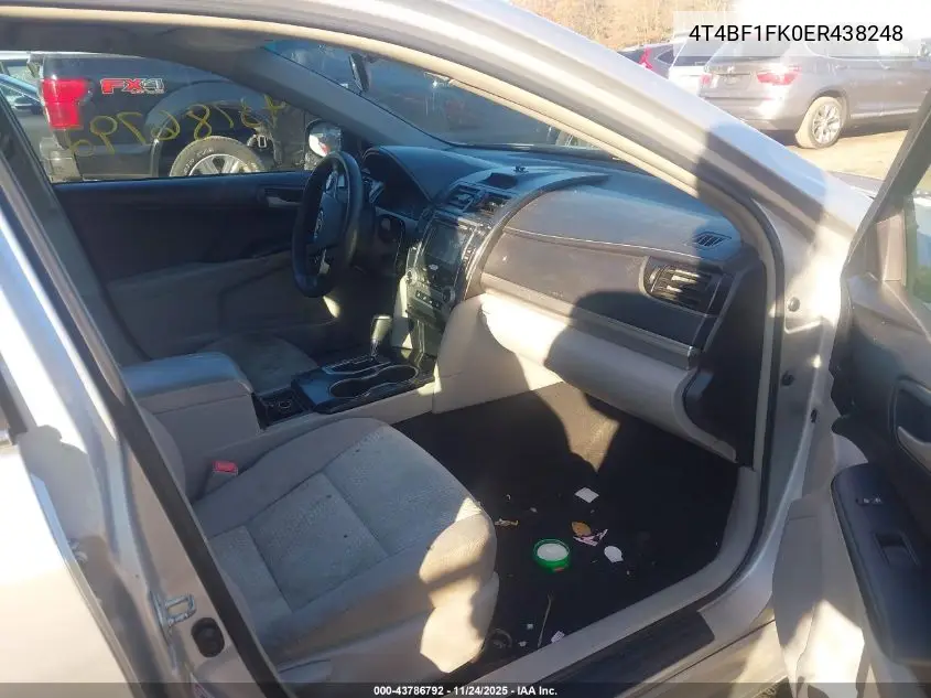 4T4BF1FK0ER438248 2014 Toyota Camry Le