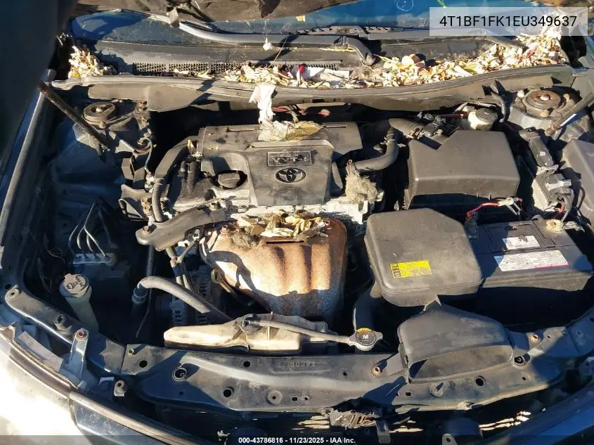 4T1BF1FK1EU349637 2014 Toyota Camry Se