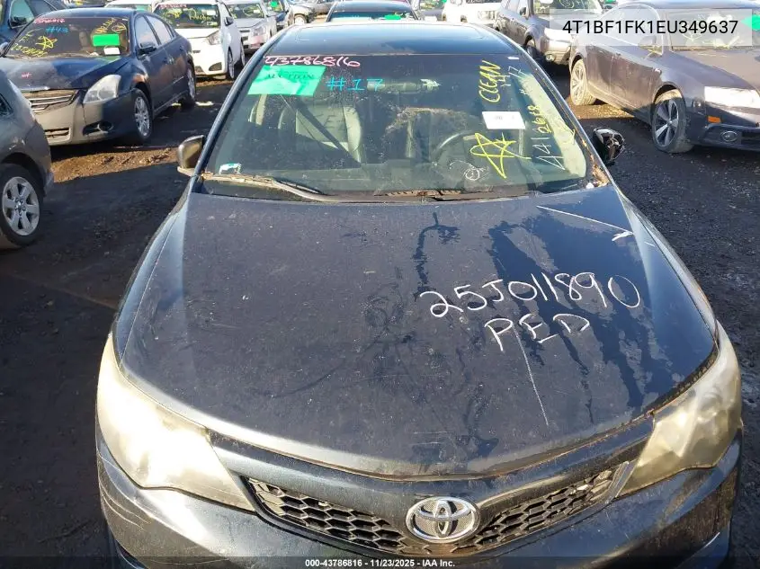 4T1BF1FK1EU349637 2014 Toyota Camry Se