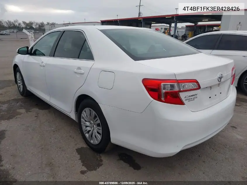 4T4BF1FK3ER428426 2014 Toyota Camry Le