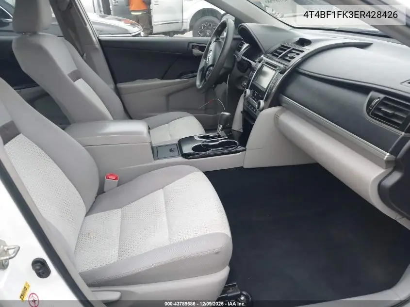 4T4BF1FK3ER428426 2014 Toyota Camry Le