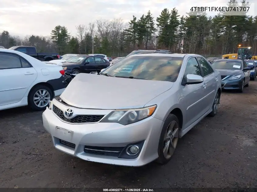 4T1BF1FK6EU741707 2014 Toyota Camry Se Sport