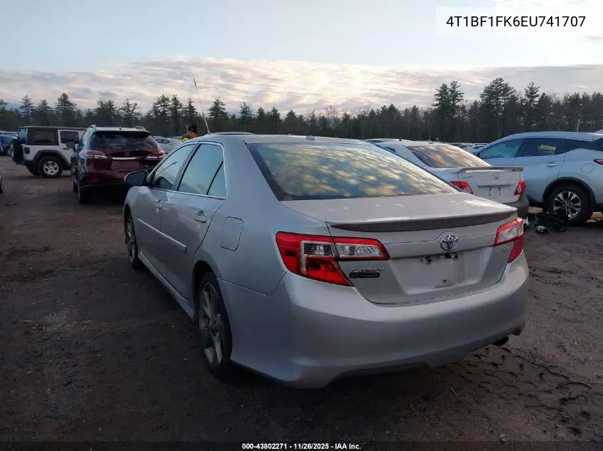 4T1BF1FK6EU741707 2014 Toyota Camry Se Sport