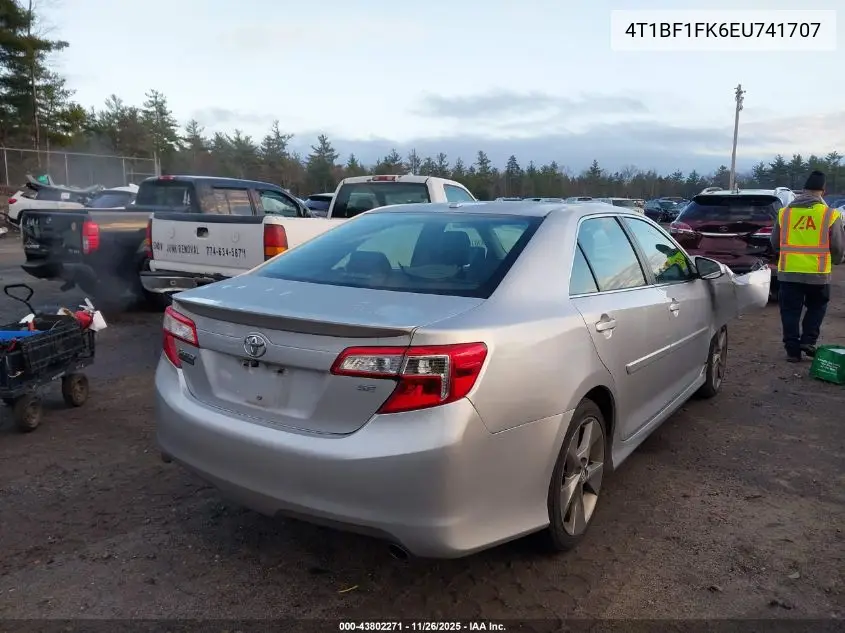 4T1BF1FK6EU741707 2014 Toyota Camry Se Sport