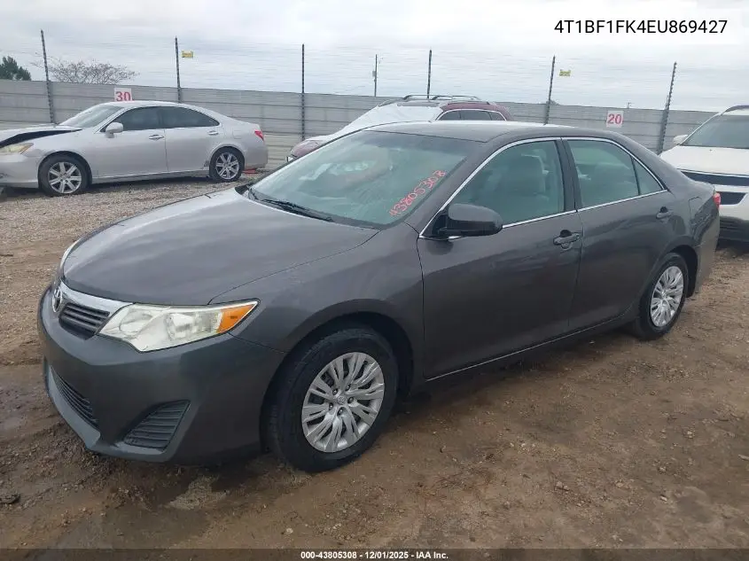 4T1BF1FK4EU869427 2014 Toyota Camry L