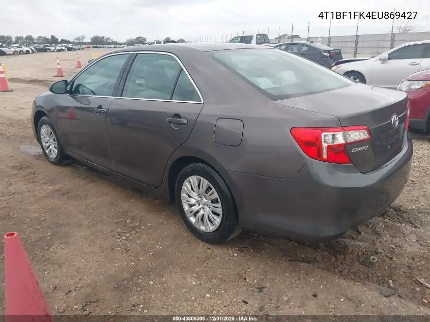 4T1BF1FK4EU869427 2014 Toyota Camry L