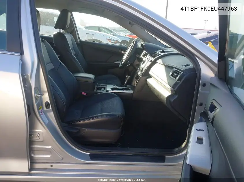 4T1BF1FK0EU447963 2014 Toyota Camry Se