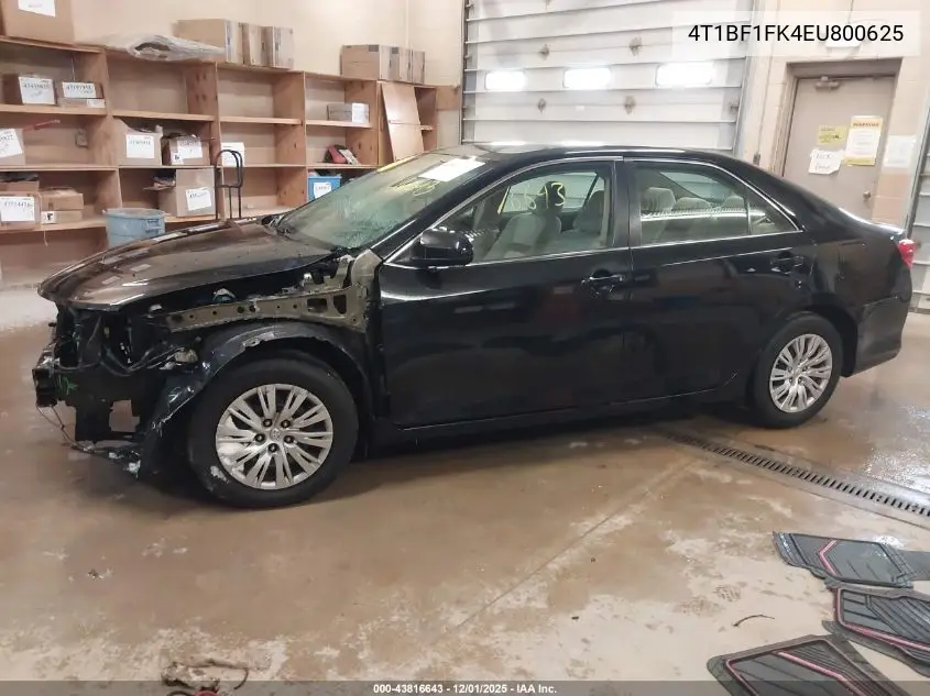 4T1BF1FK4EU800625 2014 Toyota Camry L