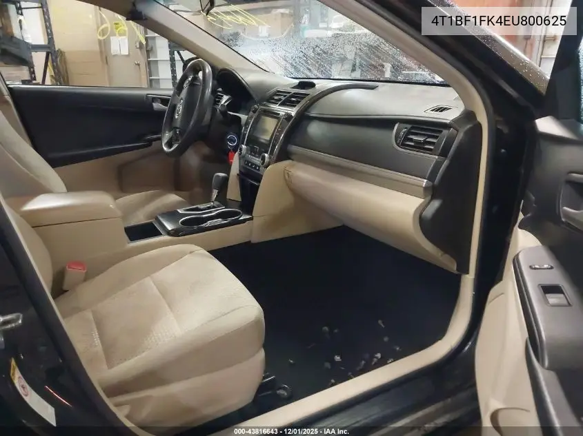 4T1BF1FK4EU800625 2014 Toyota Camry L