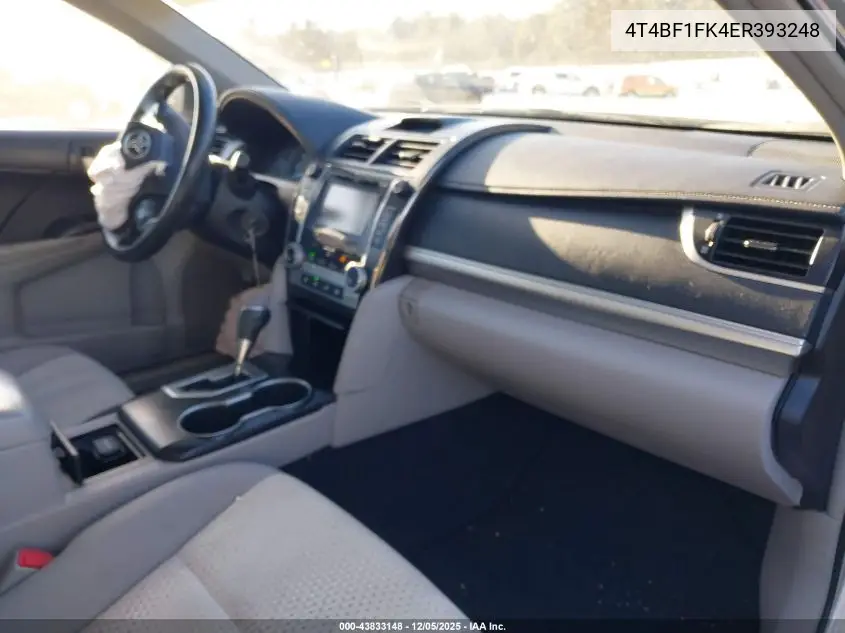 4T4BF1FK4ER393248 2014 Toyota Camry Le