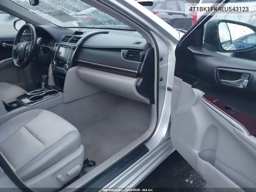 4T1BK1FK4EU543123 2014 Toyota Camry Xle V6