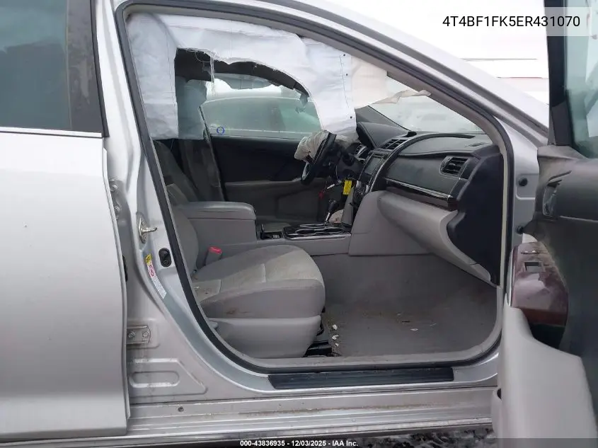 4T4BF1FK5ER431070 2014 Toyota Camry Xle
