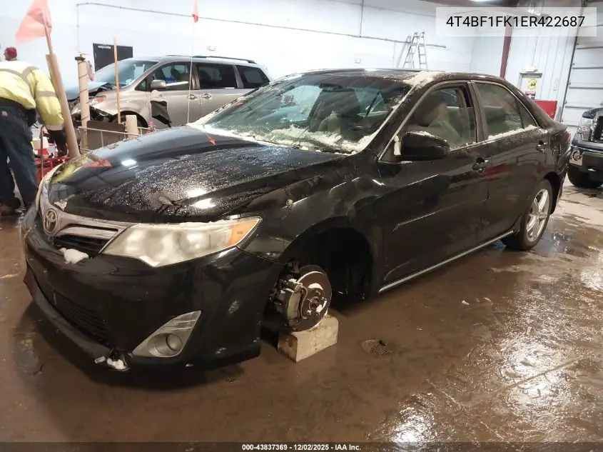 4T4BF1FK1ER422687 2014 Toyota Camry Xle