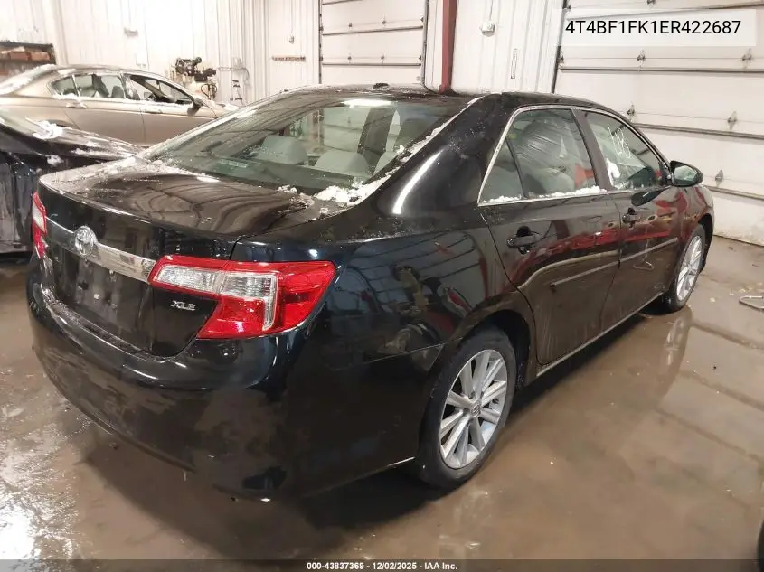 4T4BF1FK1ER422687 2014 Toyota Camry Xle