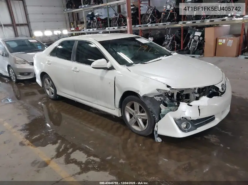 4T1BF1FK5EU405742 2014 Toyota Camry Se