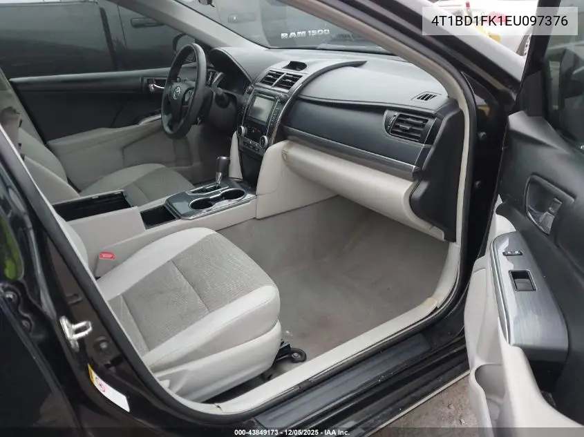 4T1BD1FK1EU097376 2014 Toyota Camry Hybrid Le