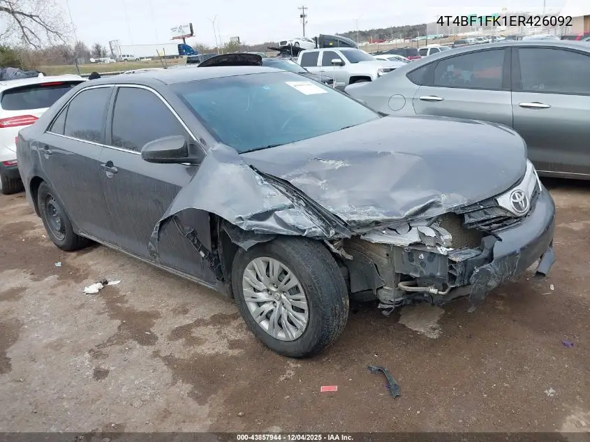 4T4BF1FK1ER426092 2014 Toyota Camry Le
