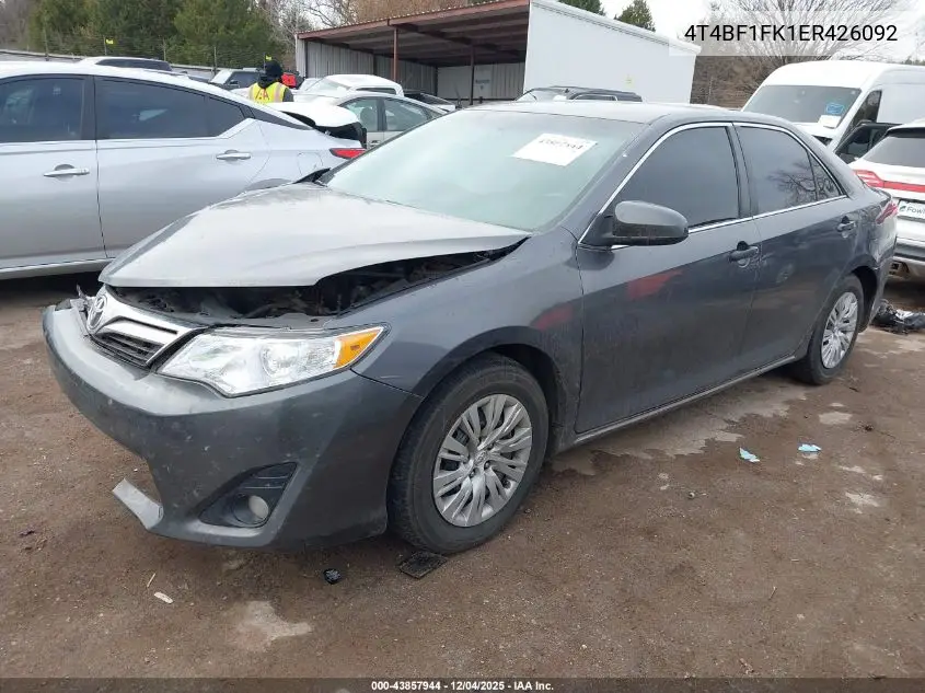 4T4BF1FK1ER426092 2014 Toyota Camry Le