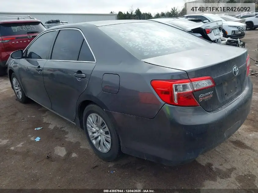 4T4BF1FK1ER426092 2014 Toyota Camry Le