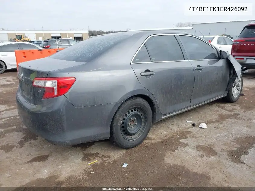 4T4BF1FK1ER426092 2014 Toyota Camry Le