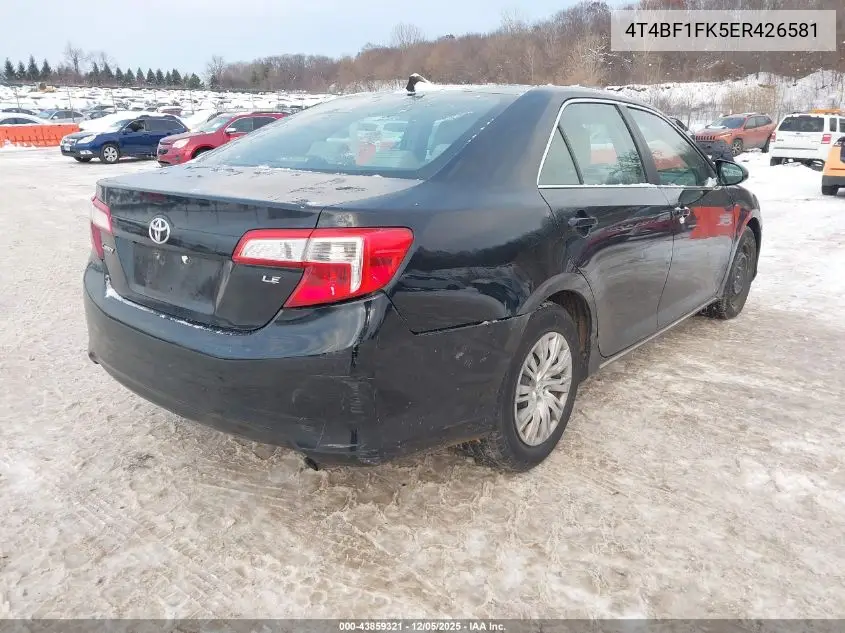 4T4BF1FK5ER426581 2014 Toyota Camry Le
