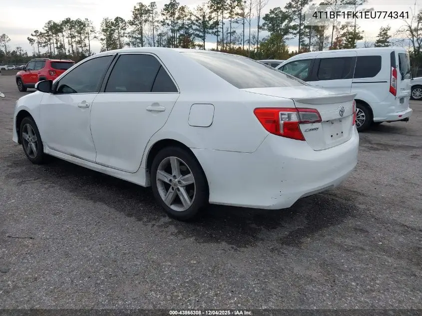 4T1BF1FK1EU774341 2014 Toyota Camry Se