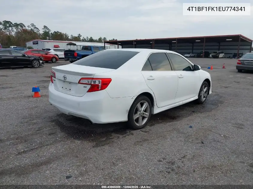 4T1BF1FK1EU774341 2014 Toyota Camry Se
