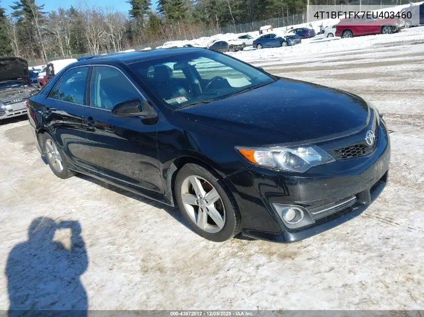 4T1BF1FK7EU403460 2014 Toyota Camry Se